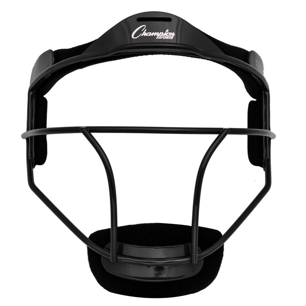 NEW Champion Sports Youth 6 1/4-6 3/4 Softball, Face Mask Black